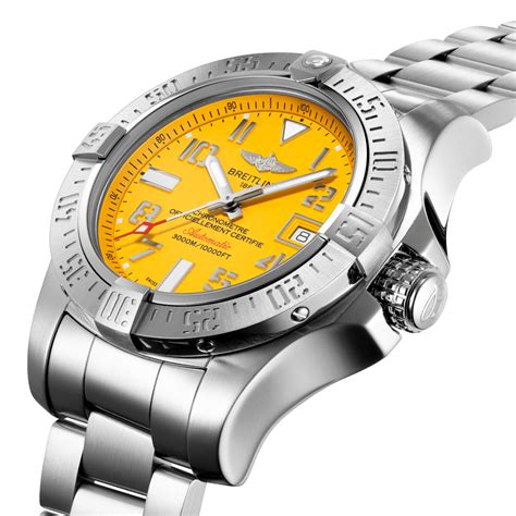 breitling avenger seawolf yellow code|Breitling Avenger 2 seawolf.